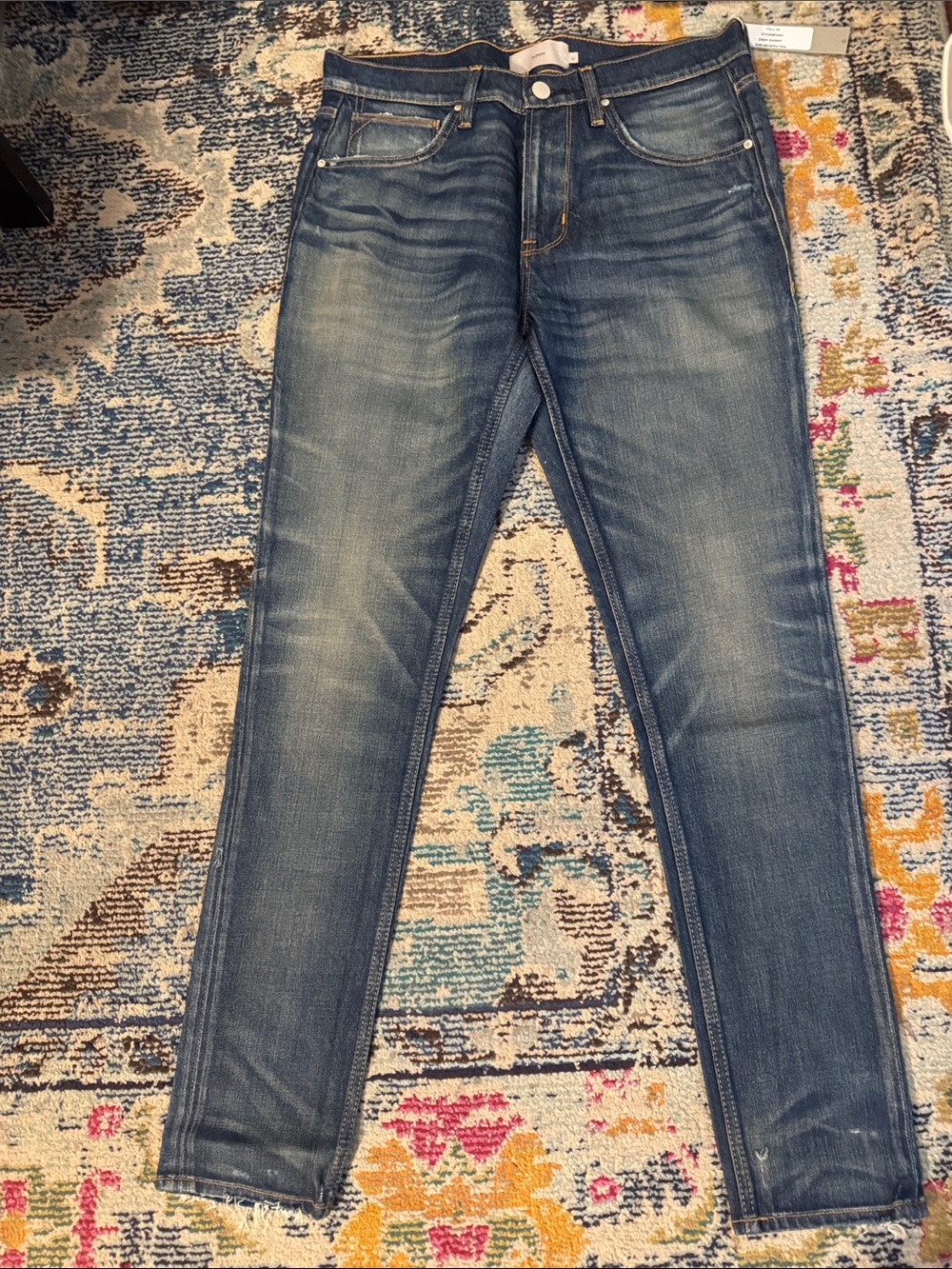 Hudson Jeans Skinny Jeans in Faded Blue Wash